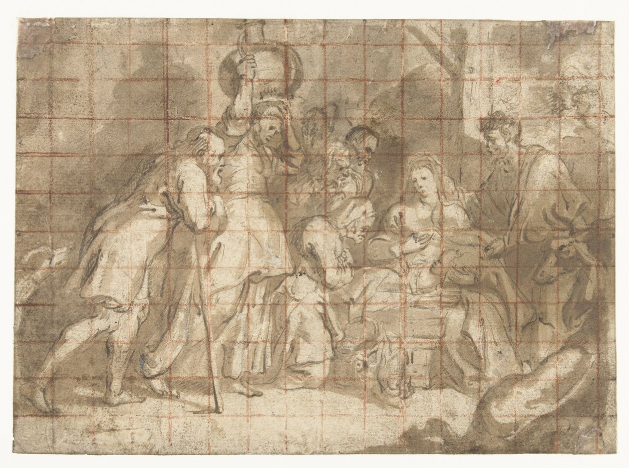 Anbetung der Hirten von Peter Paul Rubens (school of)