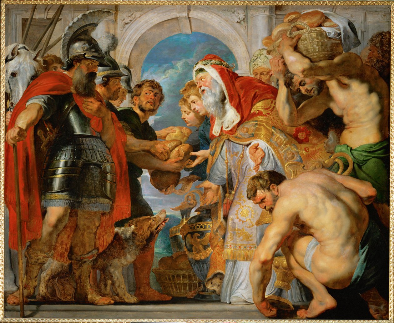 Abraham und Melchisedech von Peter Paul Rubens