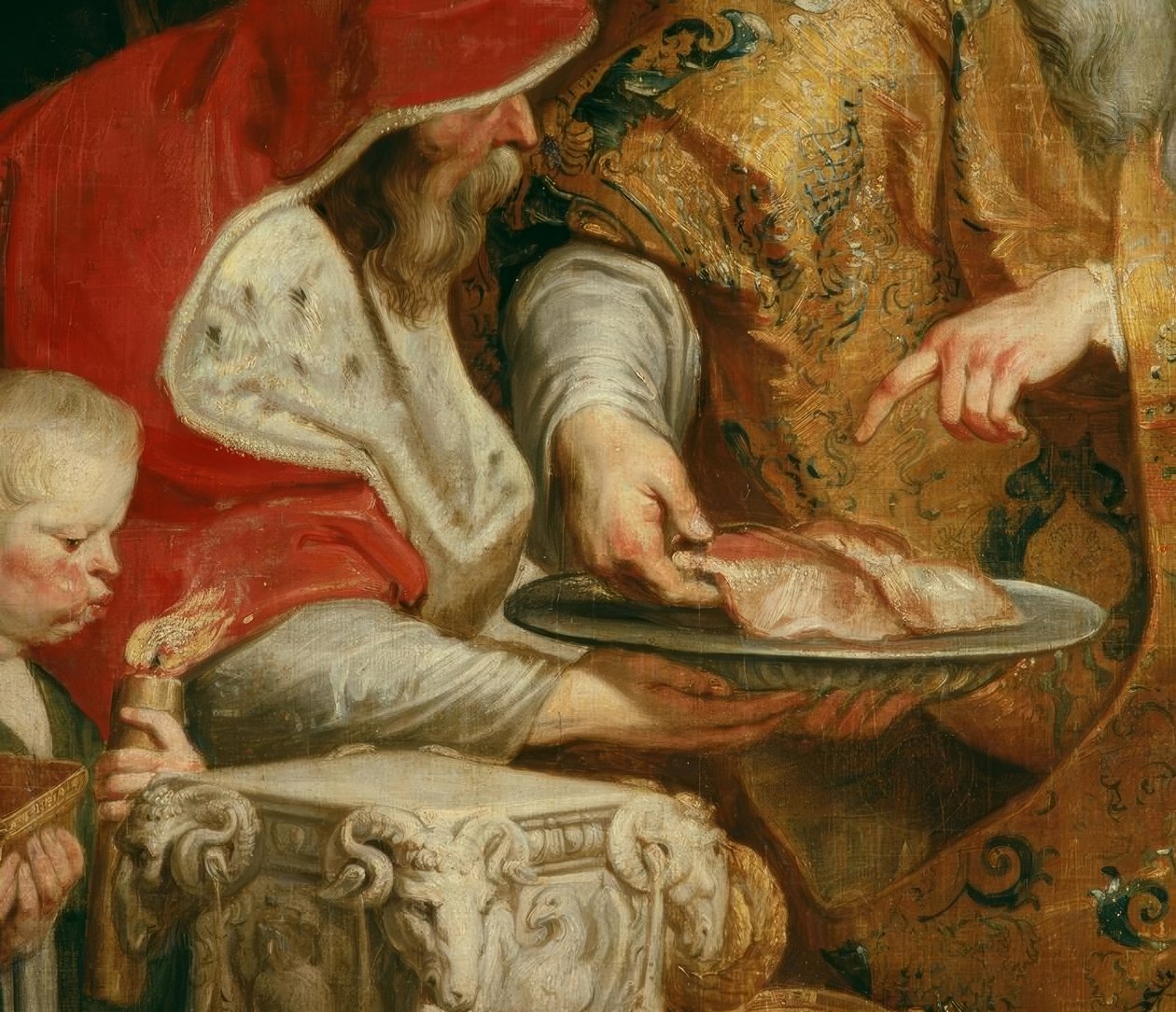 Das Deuten der Vorzeichen von Peter Paul Rubens