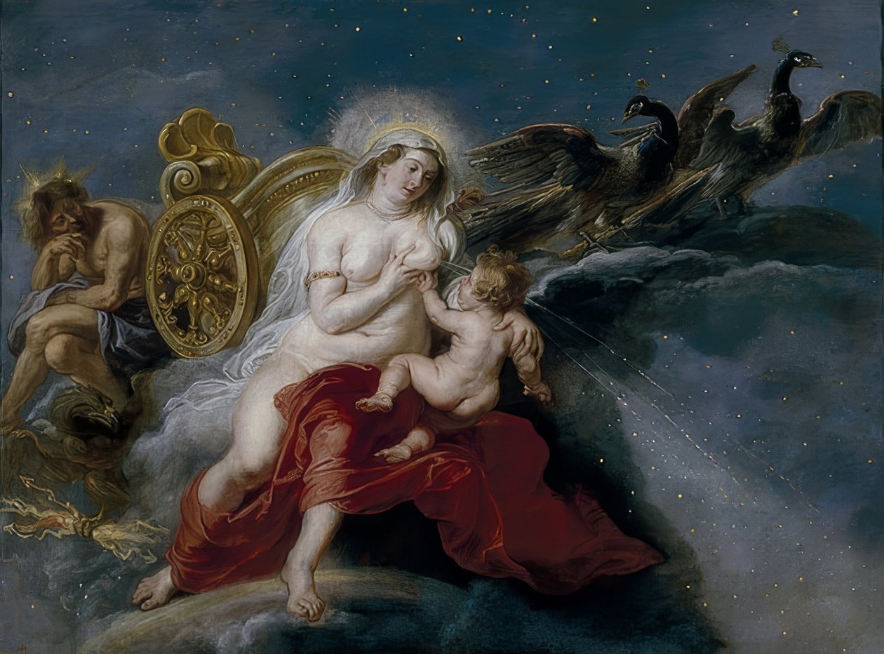 Die Entstehung der Milchstraße von Peter Paul Rubens