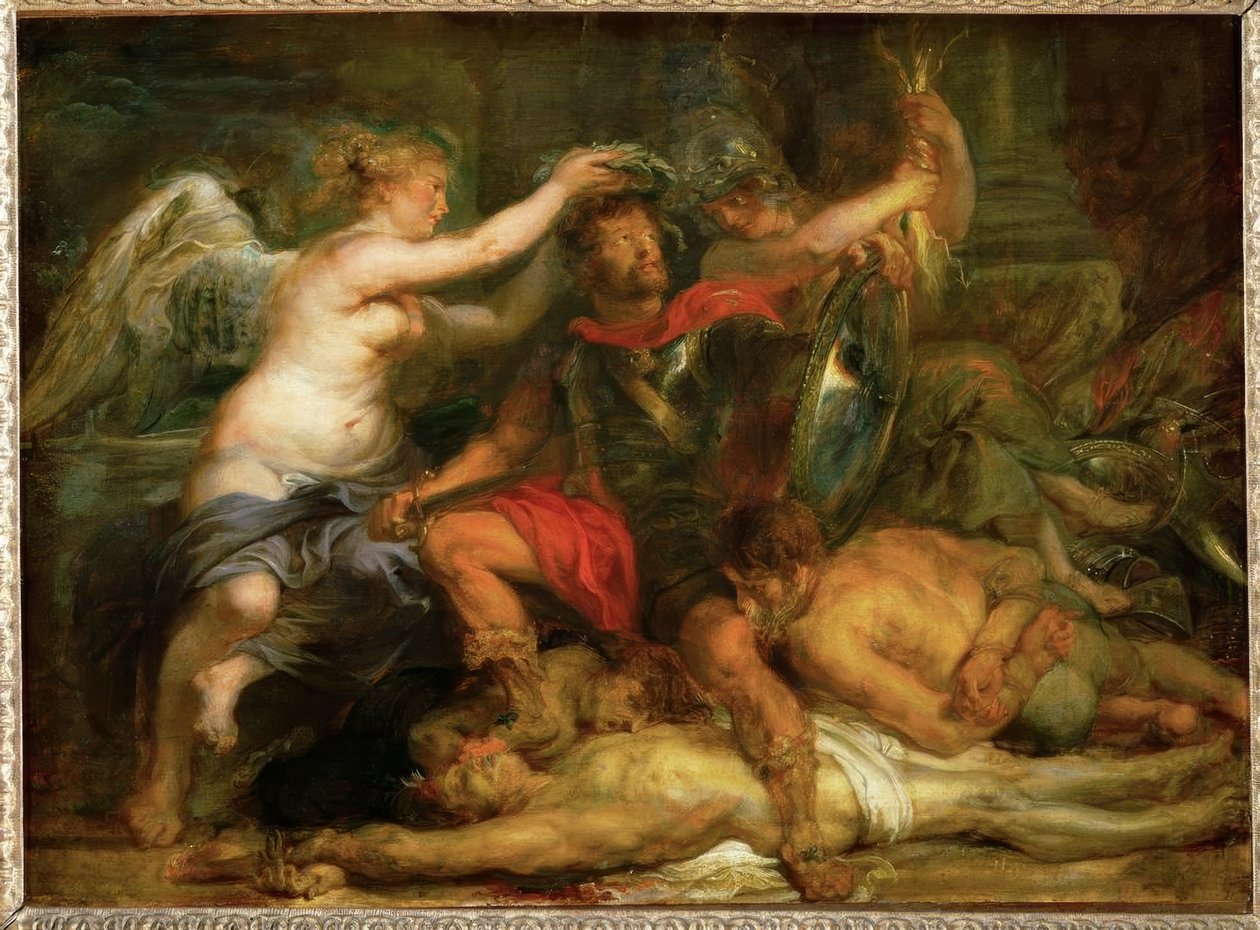 Die Krönung des Siegers von Peter Paul Rubens