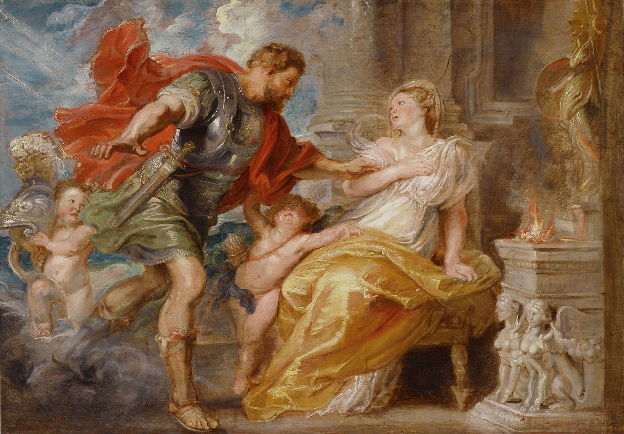 Mars und Rhea Silvia, ca. 1616-1617 von Peter Paul Rubens
