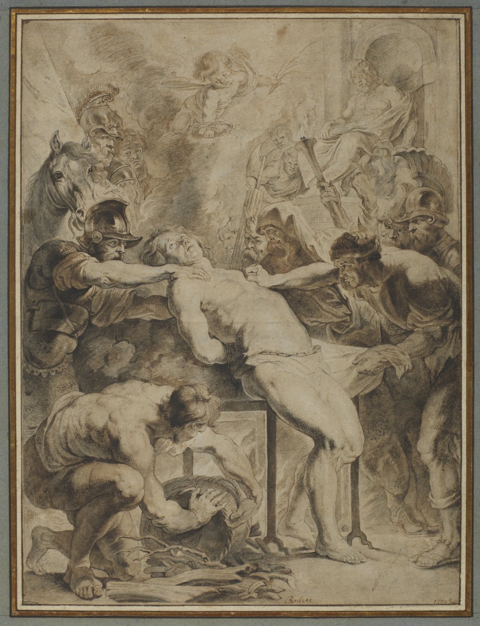 Martyrium des Heiligen Laurentius, 1550 von Peter Paul Rubens