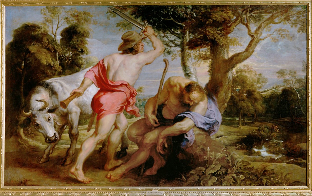 Merkur und Argos von Peter Paul Rubens