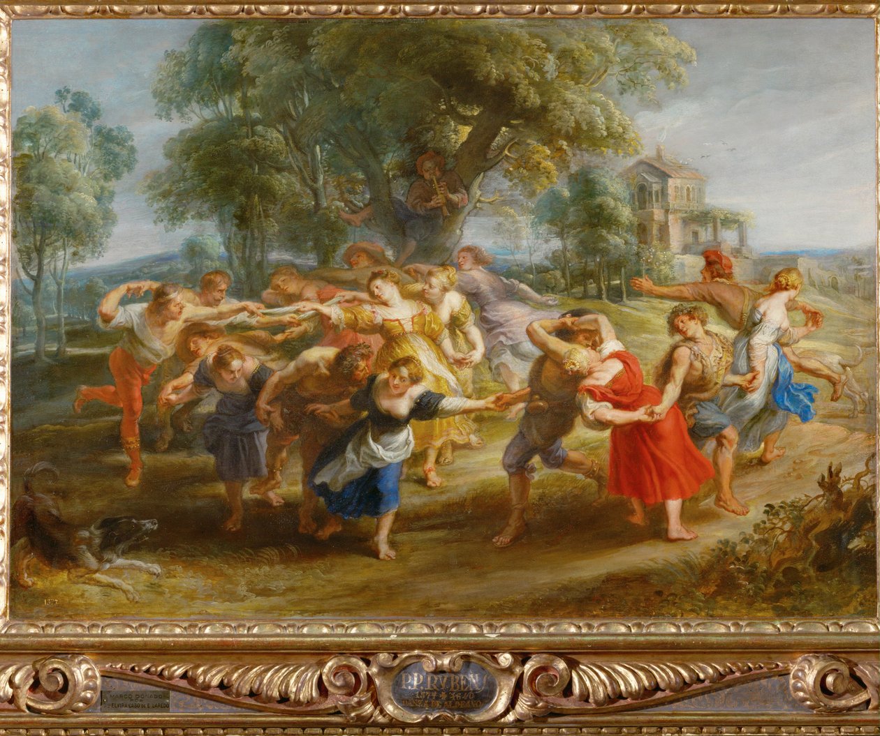 Bauerntanz, um 1630 von Peter Paul Rubens