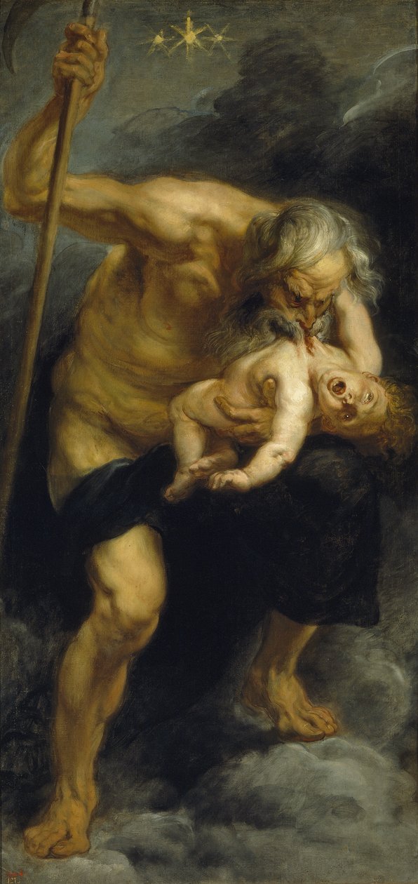 Saturn verschlingt seinen Sohn, 1636-1638 von Peter Paul Rubens
