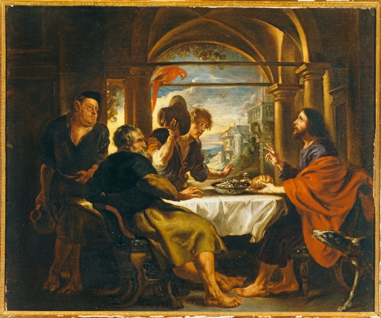 Das Abendmahl in Emmaus von Peter Paul Rubens