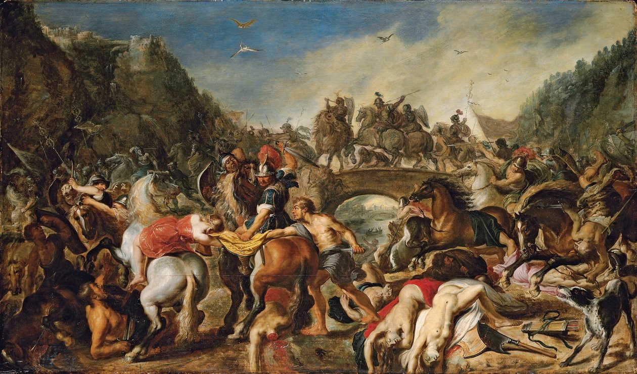 Die Schlacht der Amazonen von Peter Paul Rubens