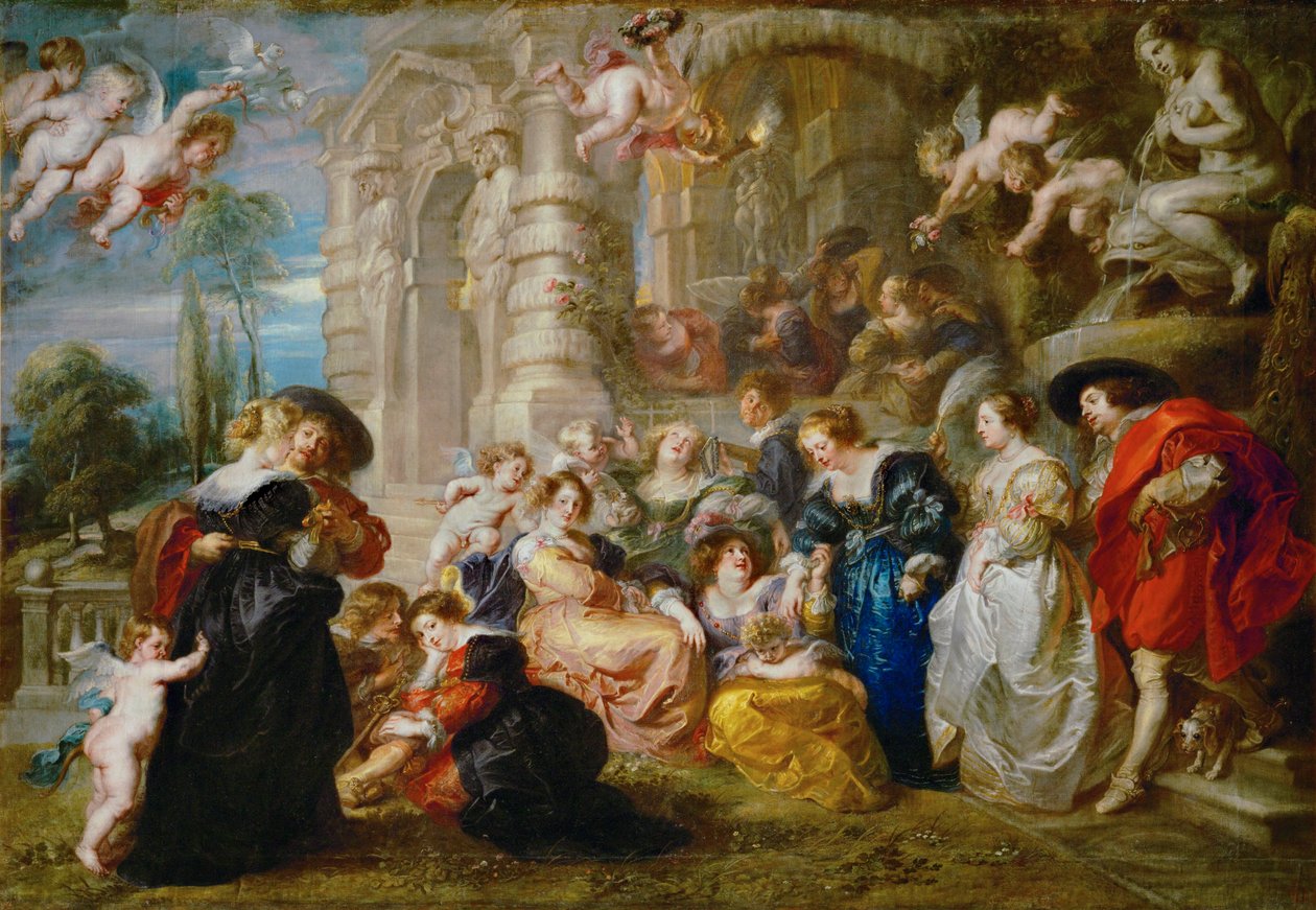 Der Garten der Liebe von Peter Paul Rubens