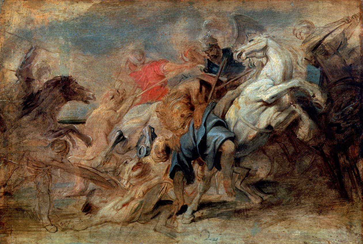 Die Löwenjagd, ca. 1621 von Peter Paul Rubens
