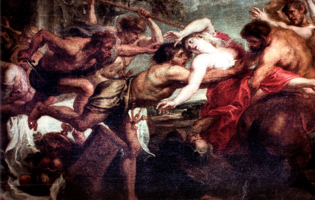 Die Vergewaltigung von Deidamia, 1636-1638 von Peter Paul Rubens