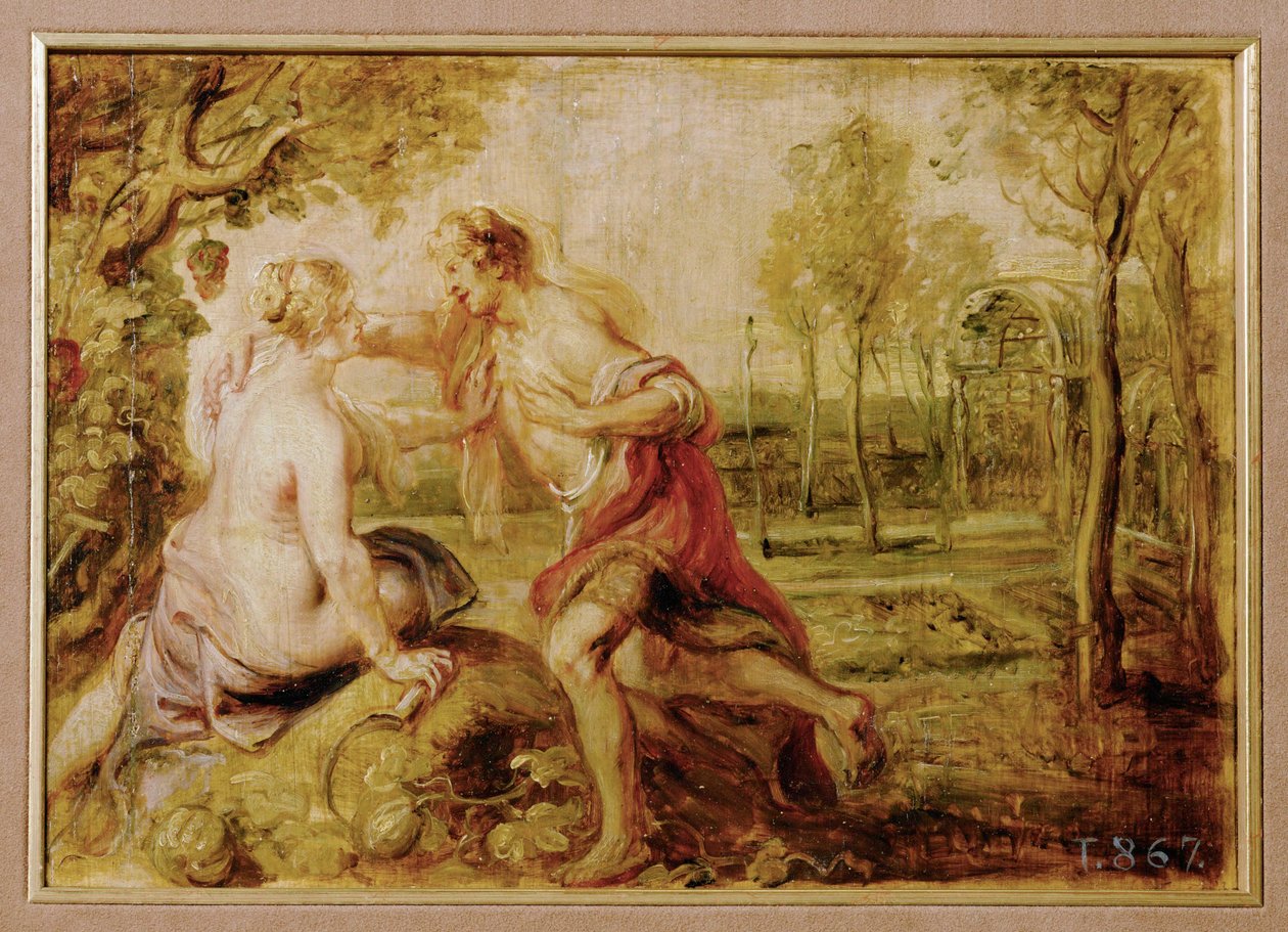 Vertumnus und Pomona von Peter Paul Rubens