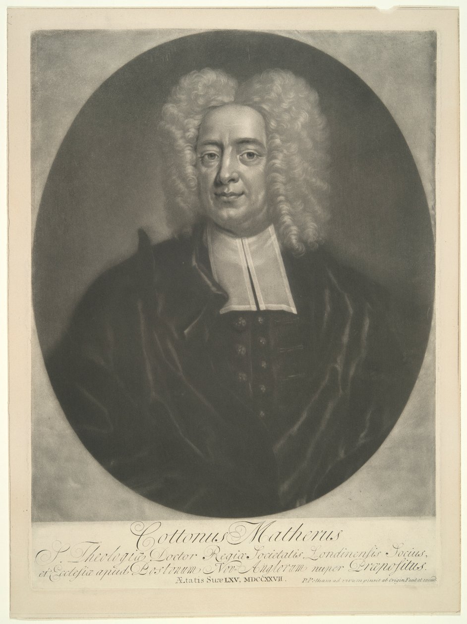 Cotton Mather von Peter Pelham