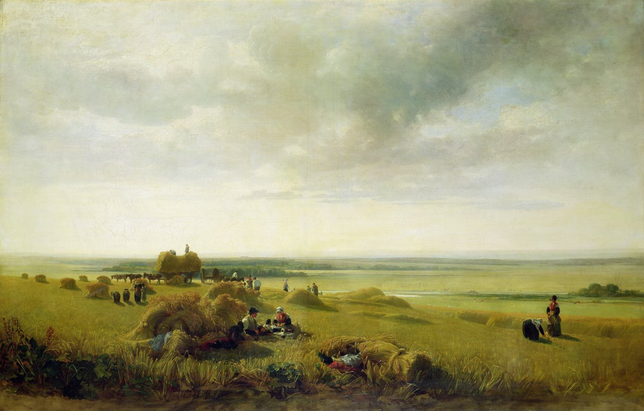 Ein Kornfeld von Peter de Wint