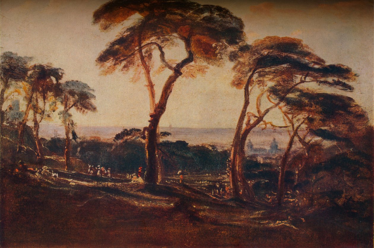 Greenwich Park, um 1822 von Peter de Wint