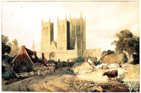Lincoln Kathedrale von Peter de Wint