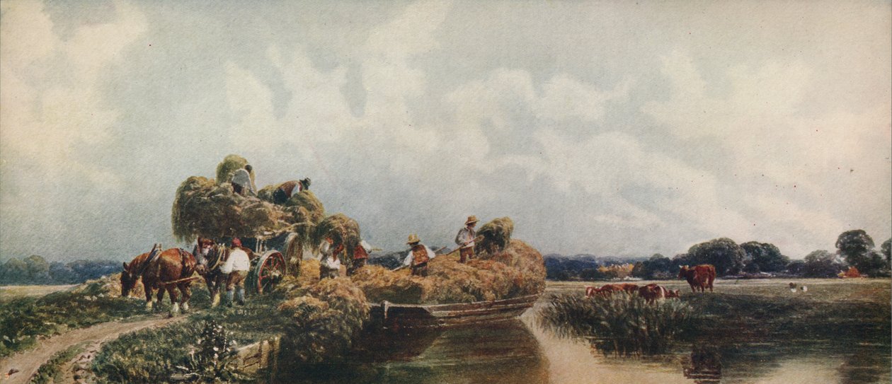 Römischer Kanal, Lincolnshire, ca. 1840, ca. 1915 von Peter de Wint