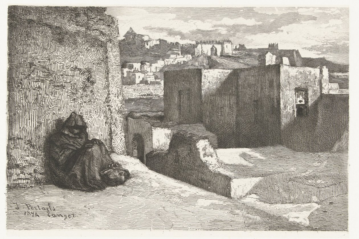 Ansicht von Tanger von Petrus Johannes Arendzen (attributed to)
