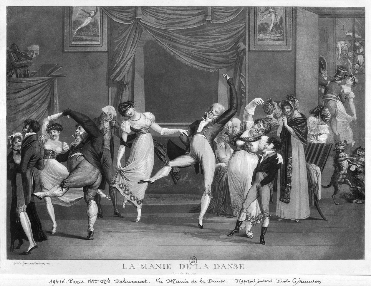 Tanzwut von Philibert Louis Debucourt