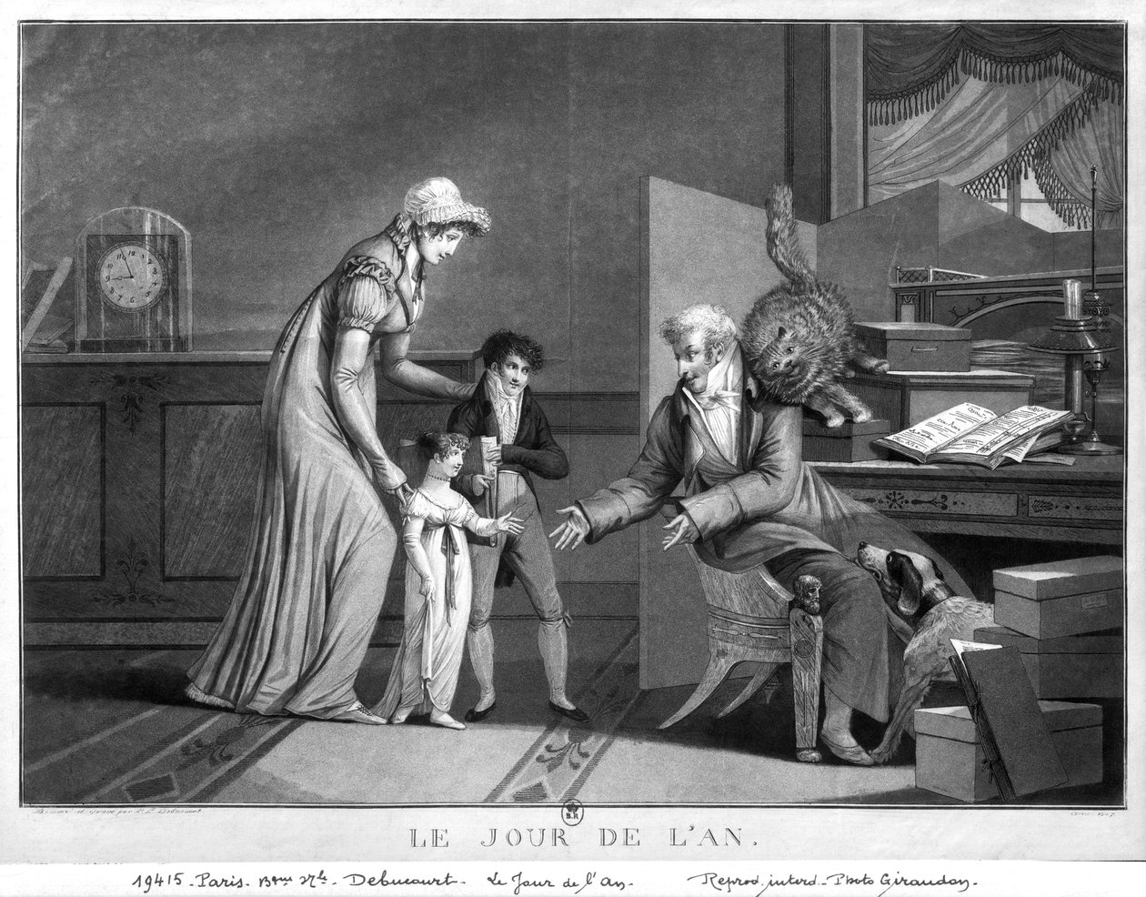 Neujahrstag, 1807 von Philibert Louis Debucourt
