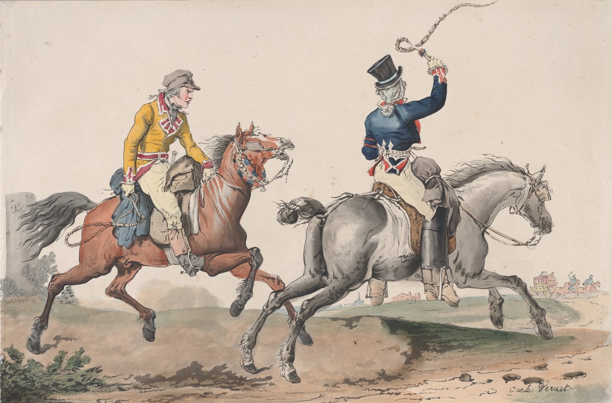 Poststraße von Philibert Louis Debucourt
