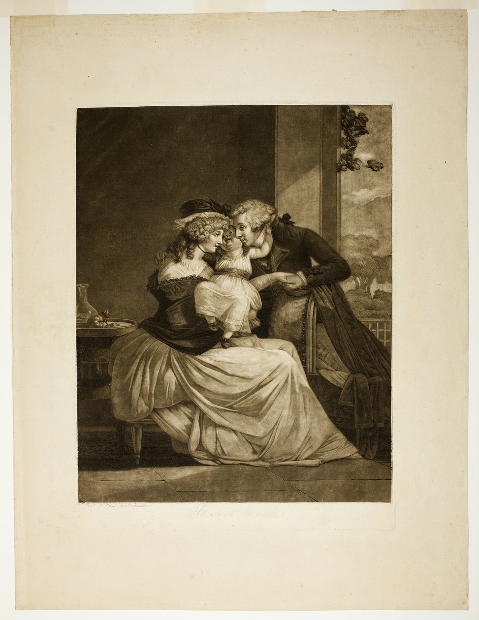 Sie sind glücklich von Philibert Louis Debucourt