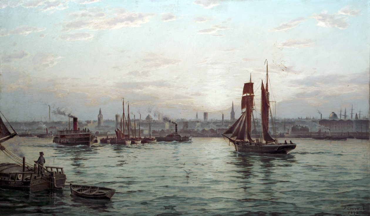 Der Hafen von Liverpool (?) von Philip Greenwood