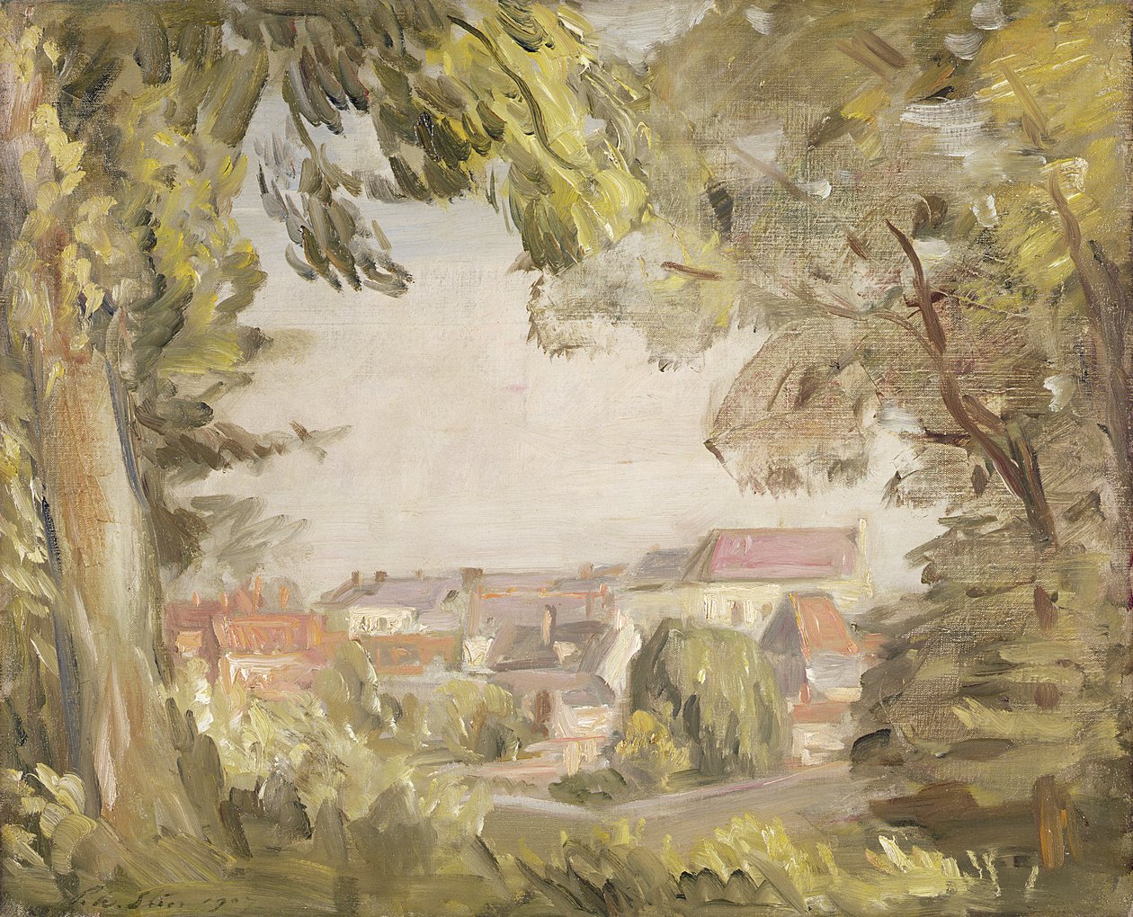 Montreuil von den Wällen, 1907 von Philip Wilson Steer