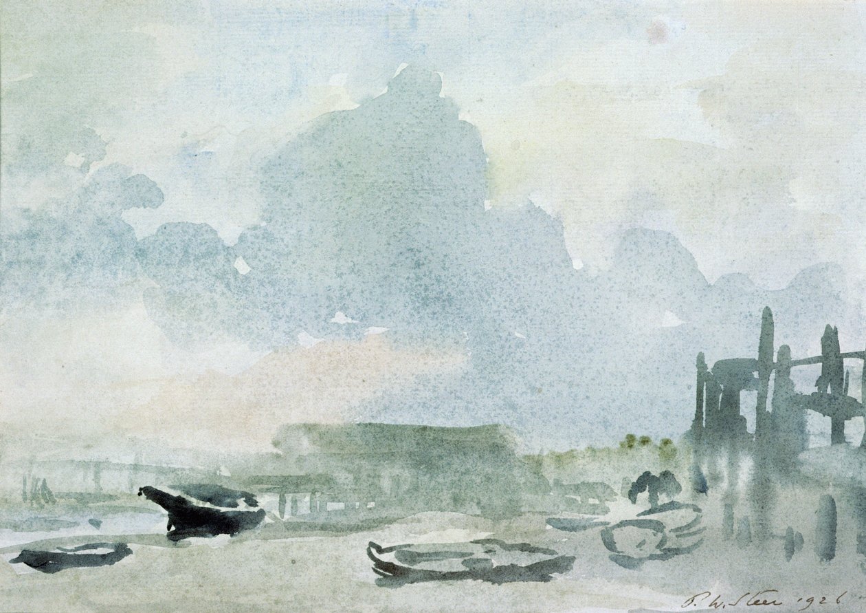 Der Strand, Shoreham, 1928 von Philip Wilson Steer