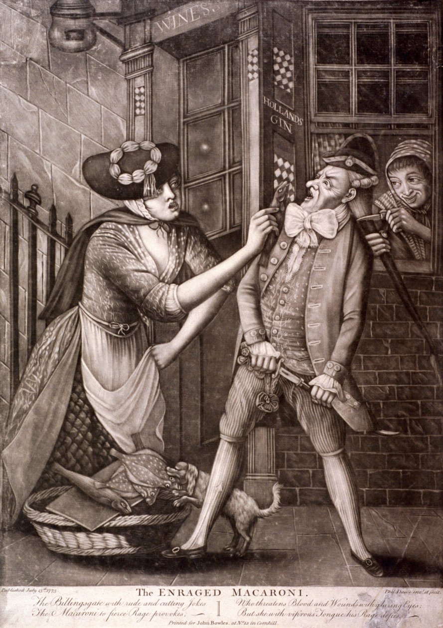 Der wütende Macaroni von Philip Dawe