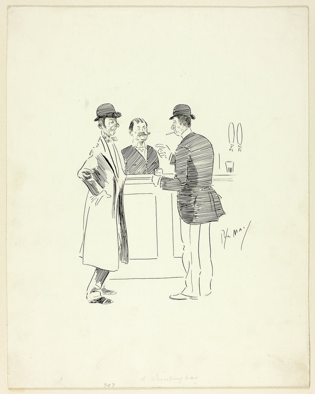 Eine Trinkbar von Philip William May
