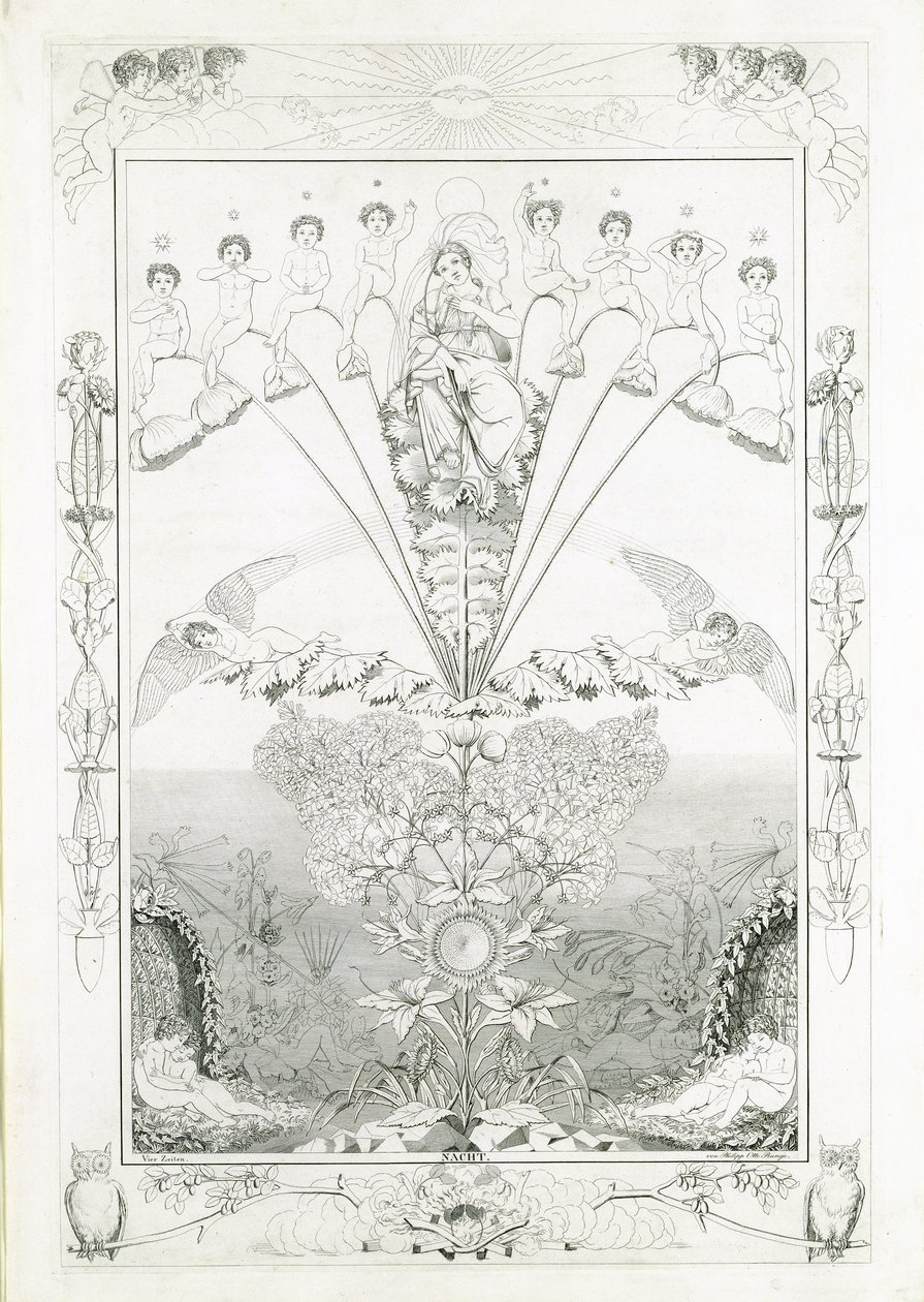 Nacht, 1805 von Philipp Otto Runge