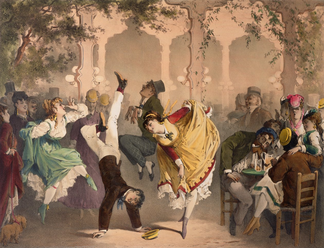 Le Quadrille a Bullier von Philippe Jacques Linder