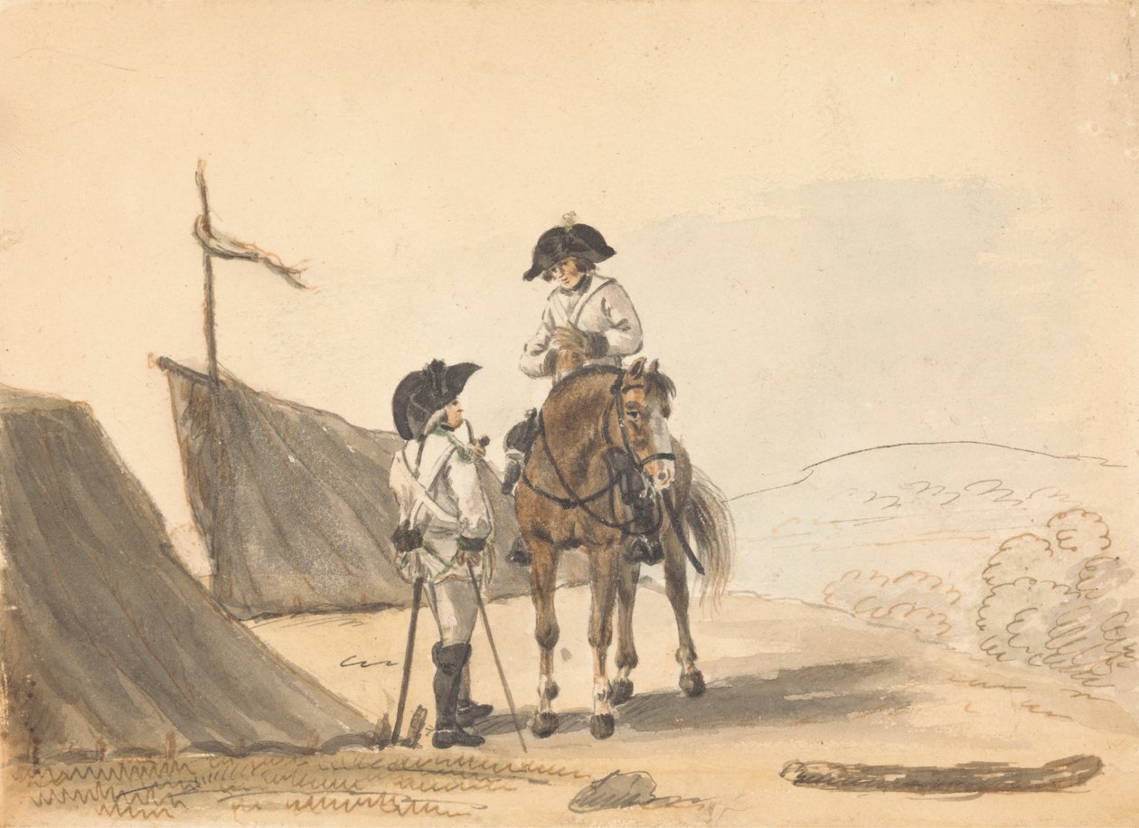 Das Lager von Philippe Jacques de Loutherbourg