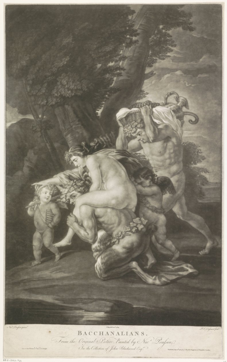 Bacchantinnen von Philippe Joseph Tassaert