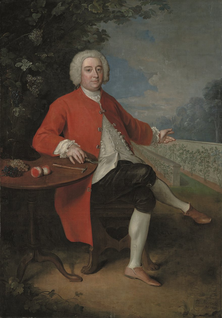 Porträt von Ralph Crathorne von Philippe Mercier