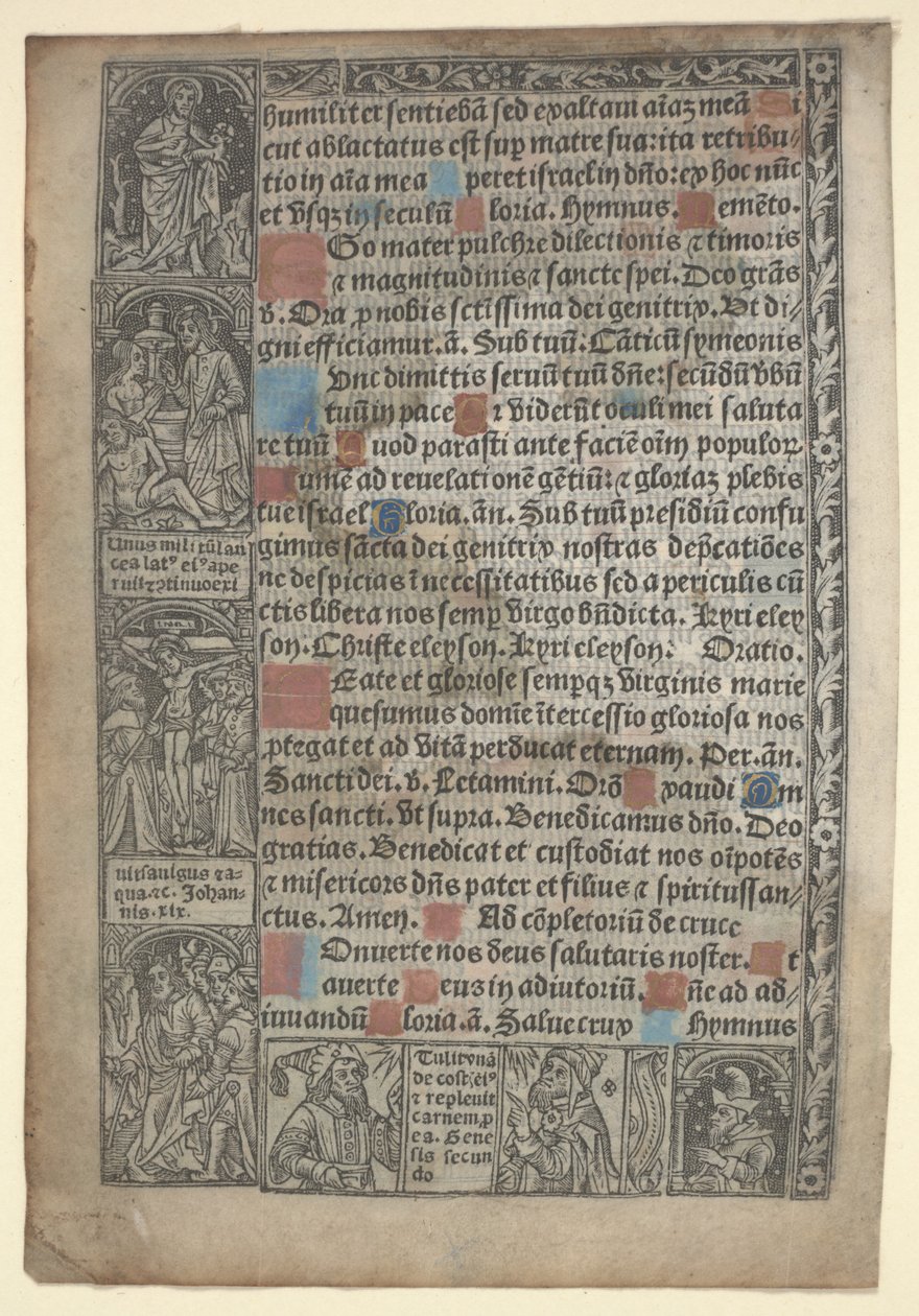 Seite aus dem Stundenbuch von Philippe Pigouchet