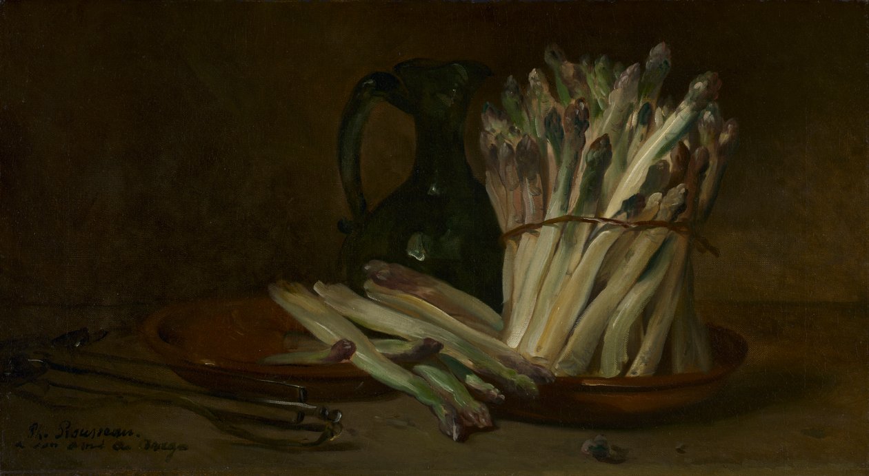 Stillleben mit Spargel von Philippe Rousseau