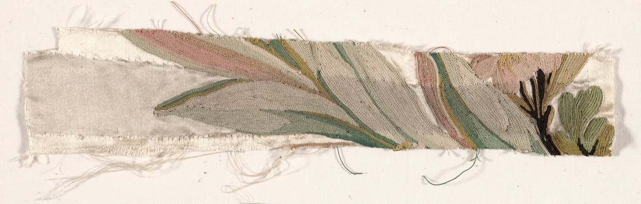 Bettdeckenfragment, um 1760-1770 von Philippe de Lasalle