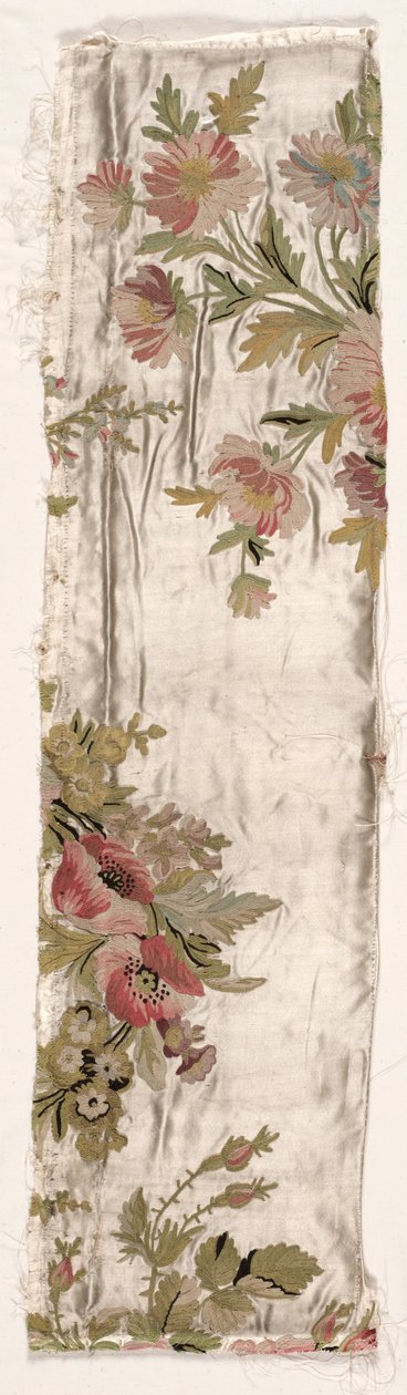 Fragment einer Bettdecke, ca. 1760-1770 von Philippe de Lasalle