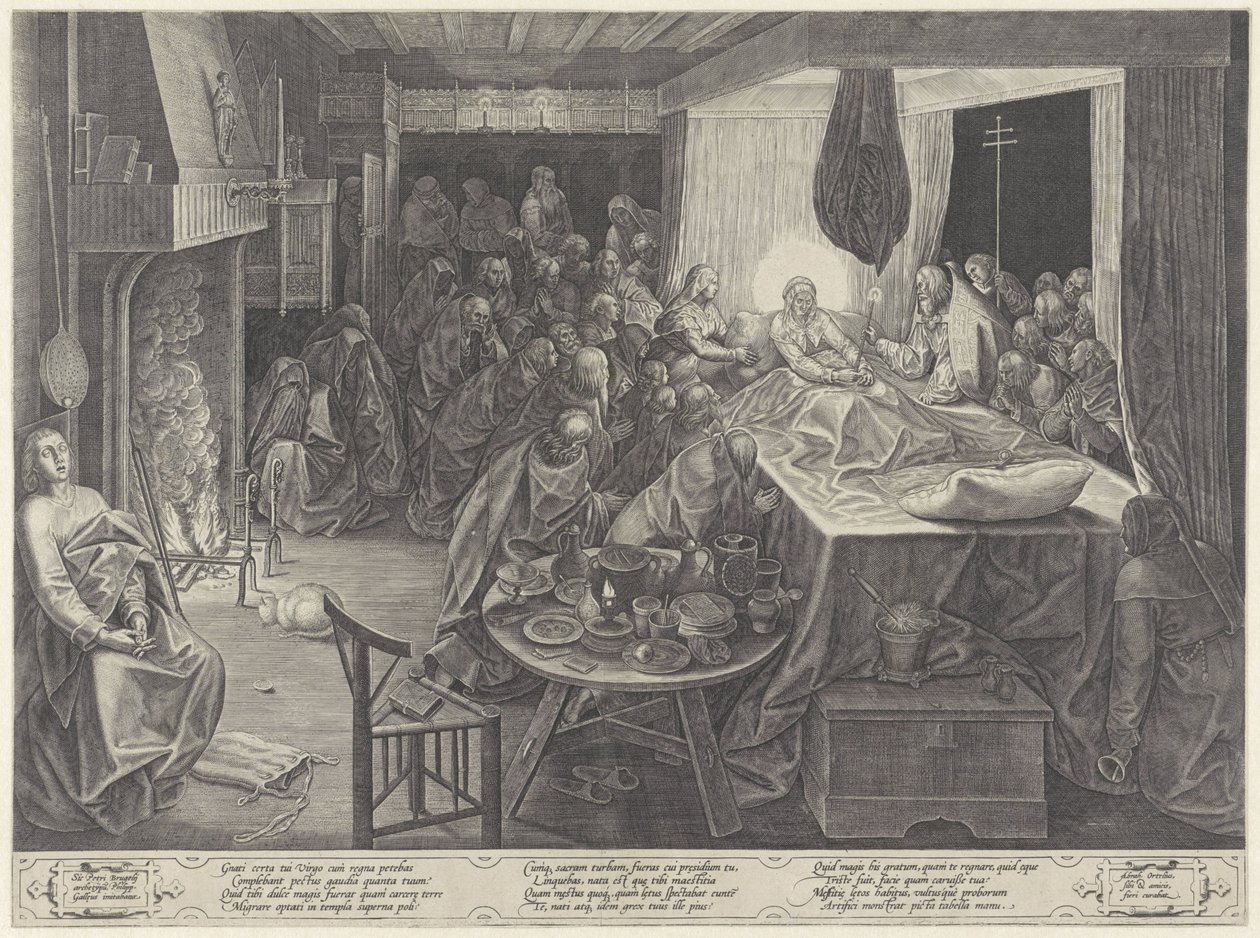 Sterbebett von Maria von Philips Galle