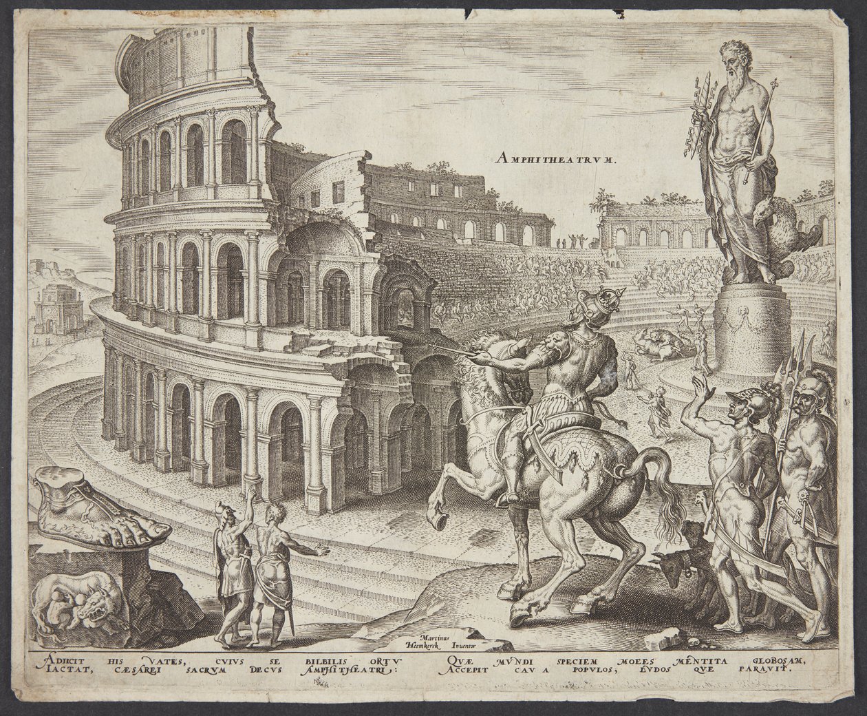 Das Kolosseum in Rom von Philips Galle