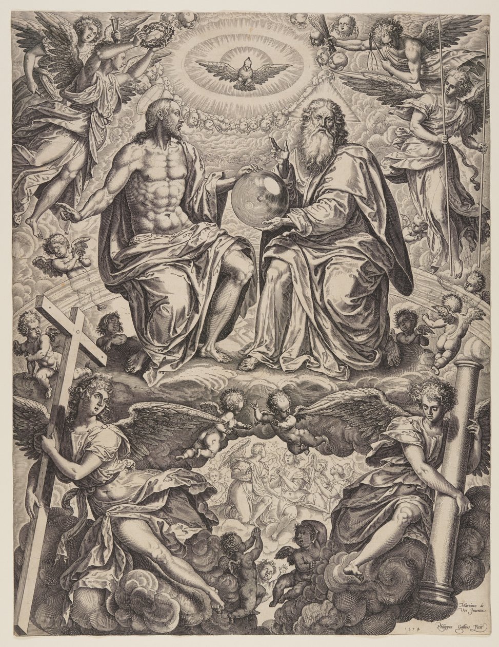Die Dreifaltigkeit von Philips Galle