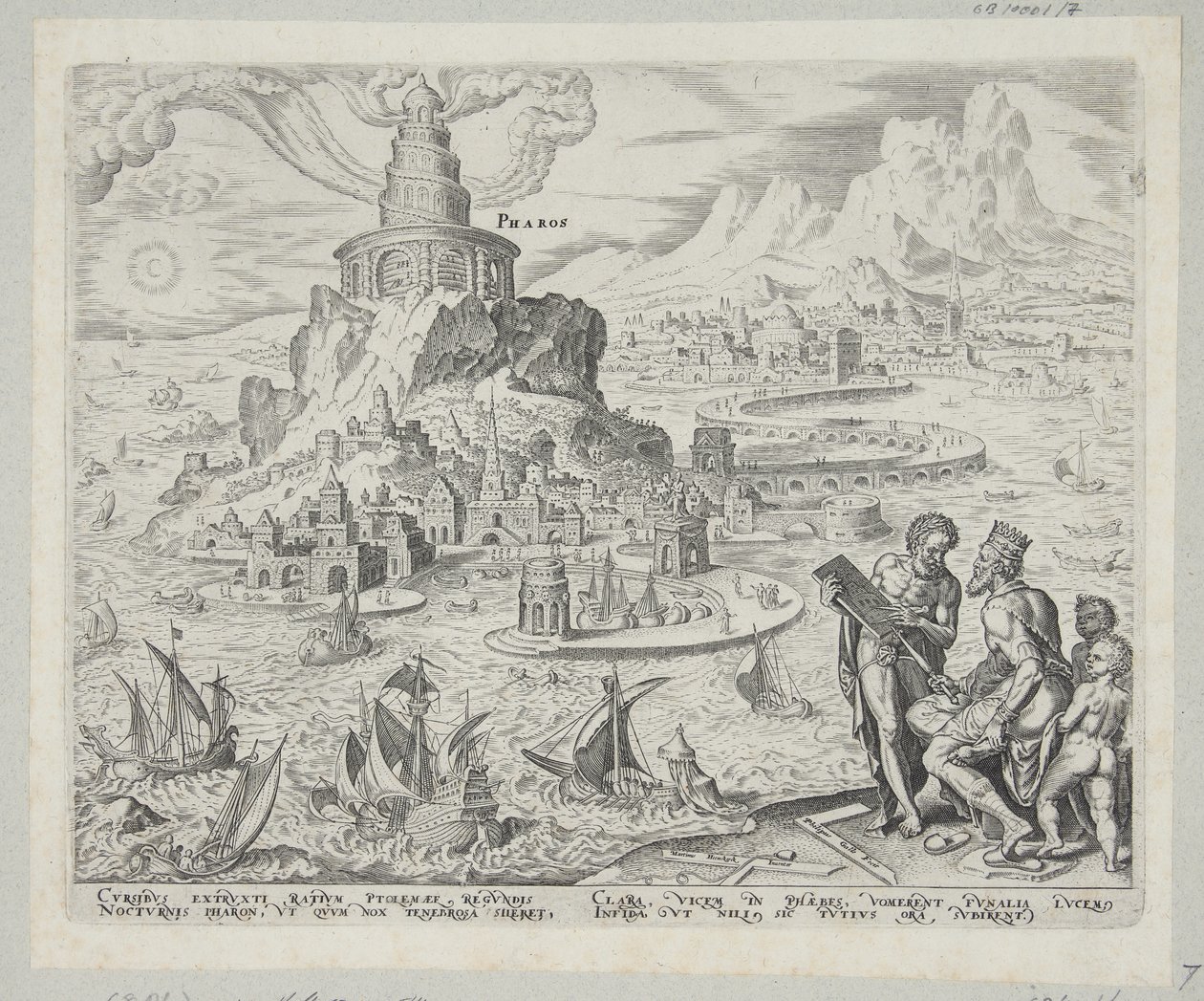 Der Leuchtturm von Alexandria von Philips Galle