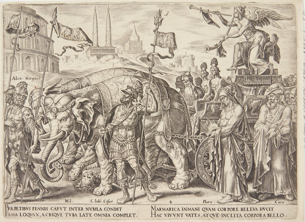 Der Triumph des Ruhms von Philips Galle