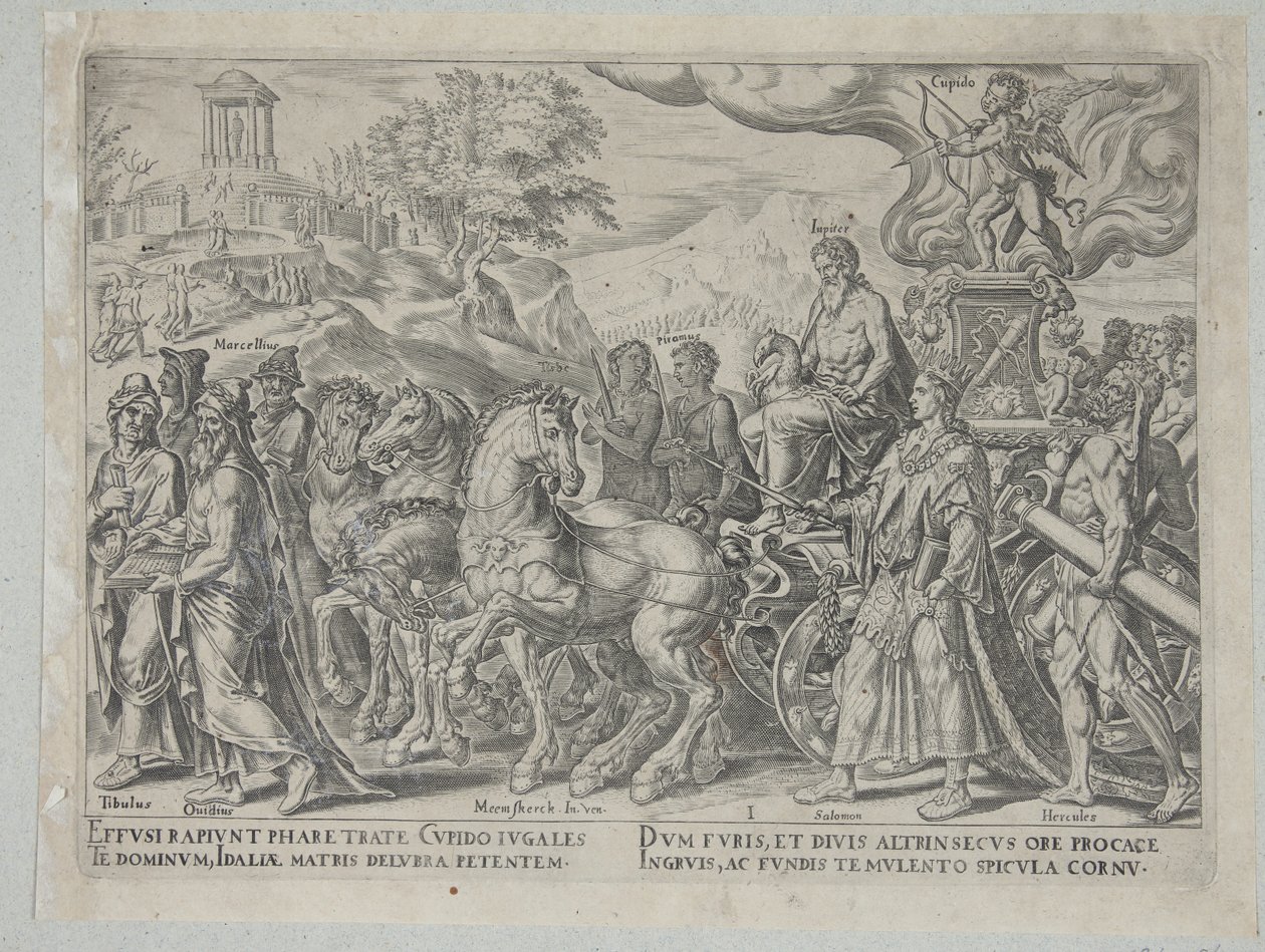 Der Triumph der Liebe von Philips Galle