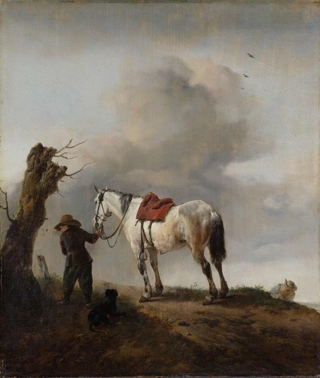 Das graue Pferd, ca. 1646 von Philips Wouwerman