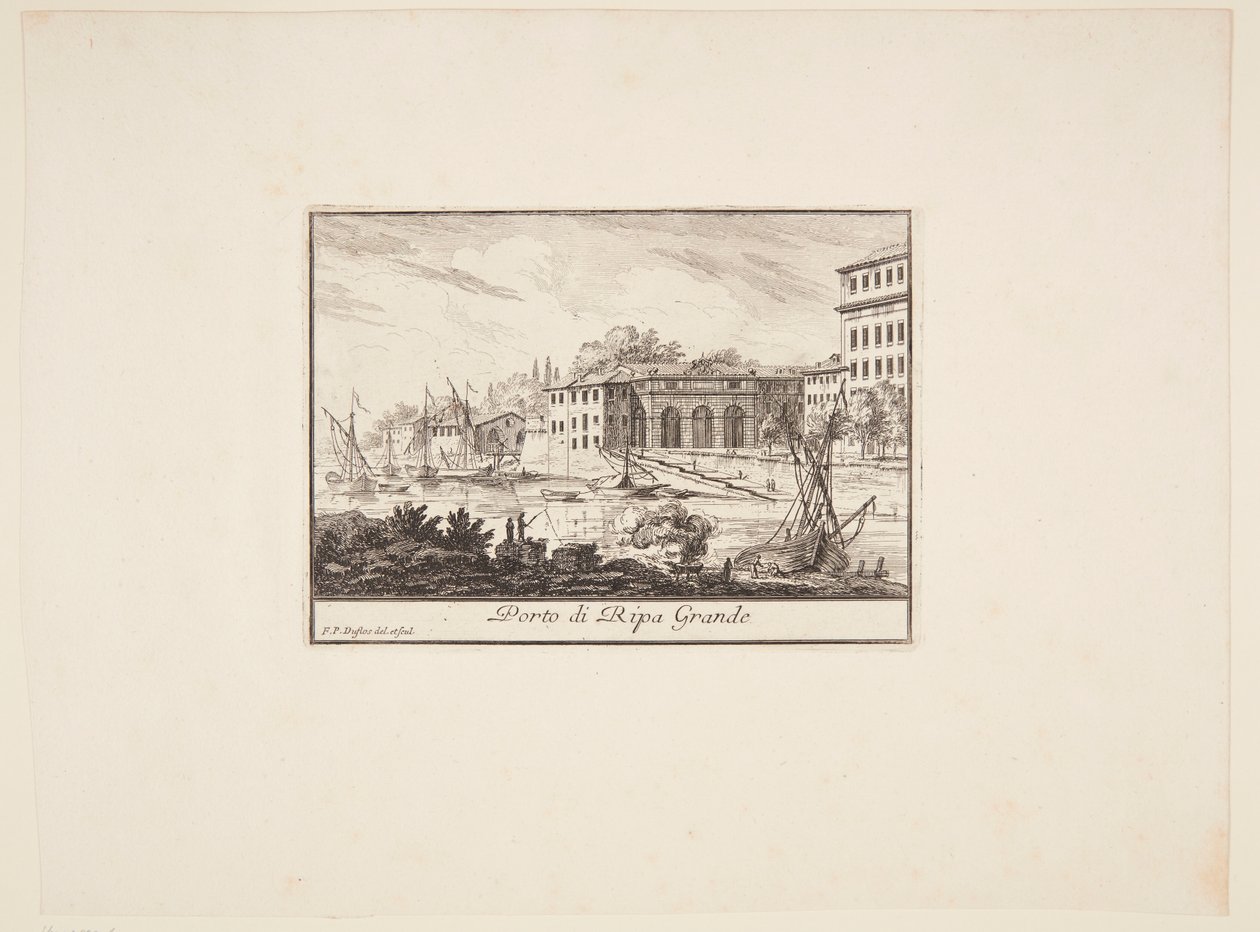 Der Hafen bei Ripo Grande von Philothée Francois Duflos
