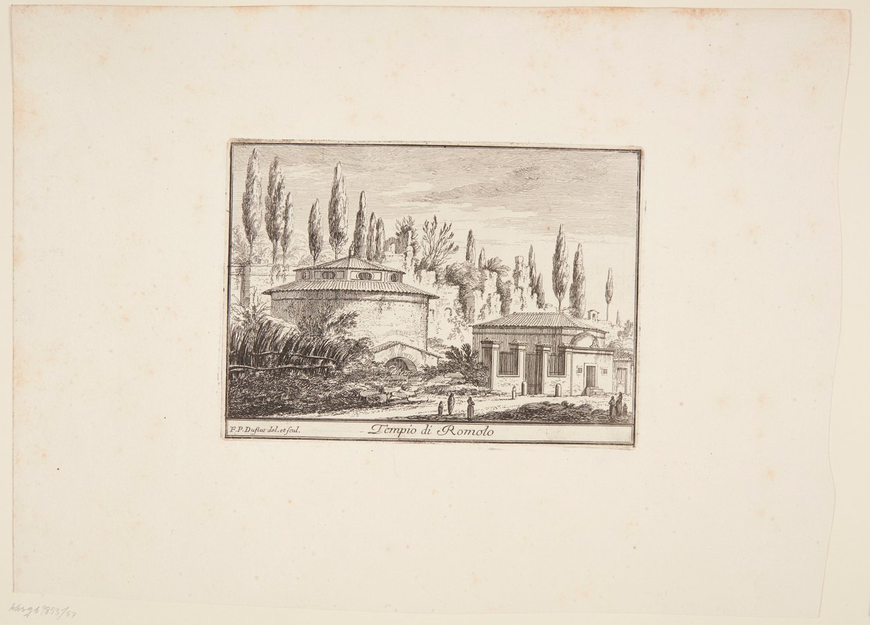Romulustempel von Philothée Francois Duflos