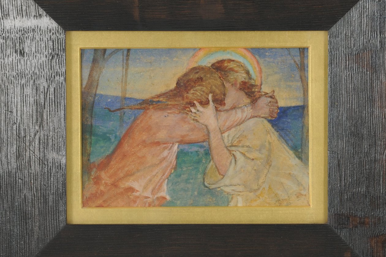 Begegnung im Paradies von Phoebe Anna Traquair